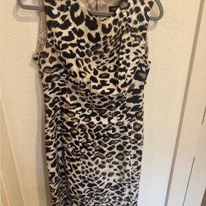 Marc Cain Animal Print Midi Dress